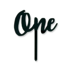 One Cake Topper