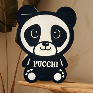 Customise Name Cute Panda Night Light