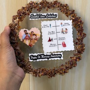 Love Story Resin Frame