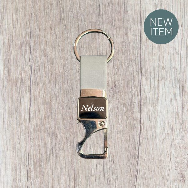 Premium Leather Keychain - Image 2