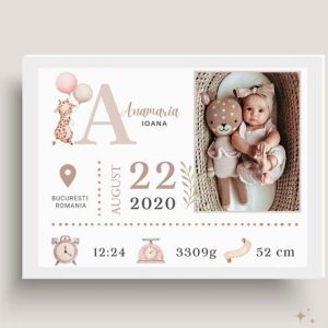 White Baby Frame