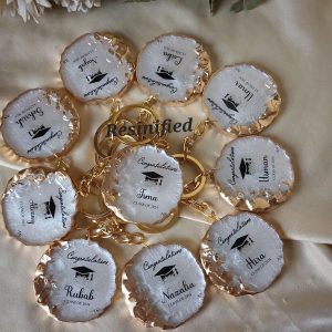 Congratulations Resin Keychain