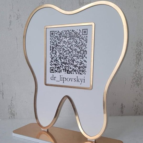 Teeth Shape qr Code