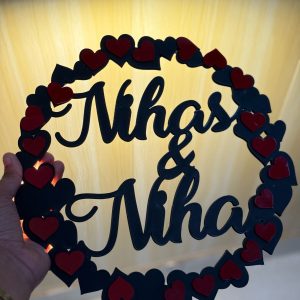 MDF Name Wall Hanging