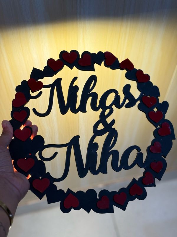 MDF Name Wall Hanging