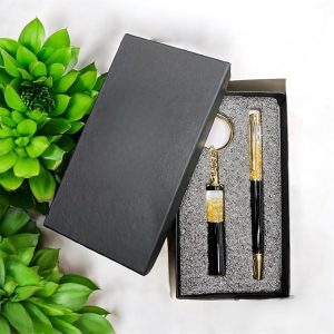 Personalized Pen & Keychain Gifts with Name Engraving | Pen for Gifting | Gift Set for Men & Women, Corporate Gift Set, Customized Birthday Gift for Husband/Boyfriend/Brother/Wife