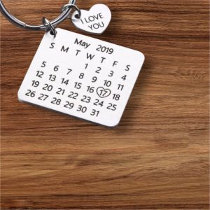 Metal Square Keychain