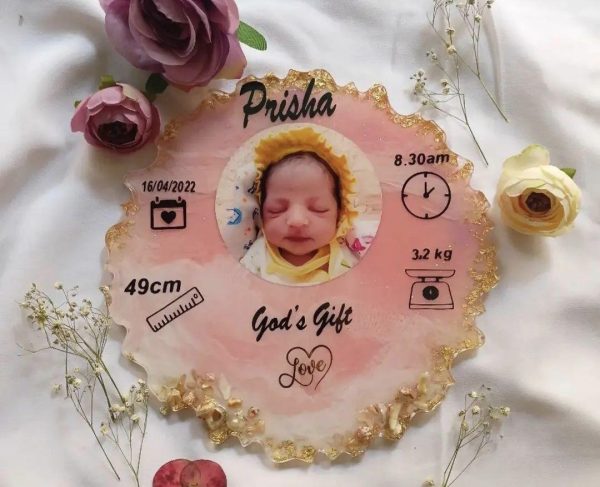 Little Orange & White Mix Baby Frame