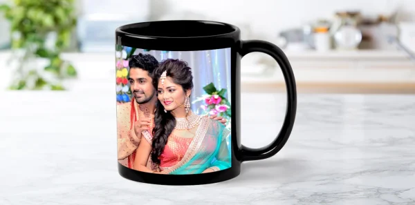Black Photo Mug