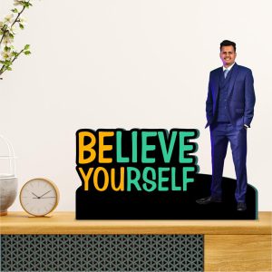 Photo Standy With Quote Message