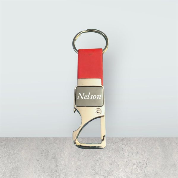 Premium Leather Keychain - Image 4