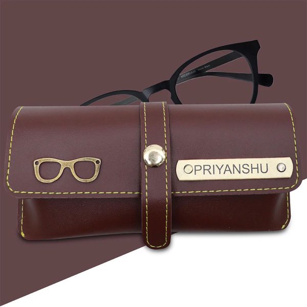 Personalized Eyewear Case With Name & Charm - Image 4