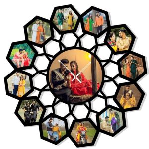Personalized/Customized Wall Clock With Photos, Design Or Text Of Your Choice