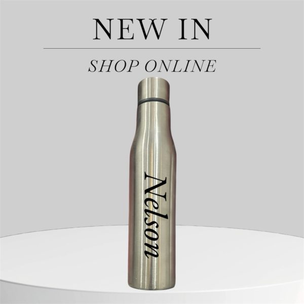 Silver Name Bottle