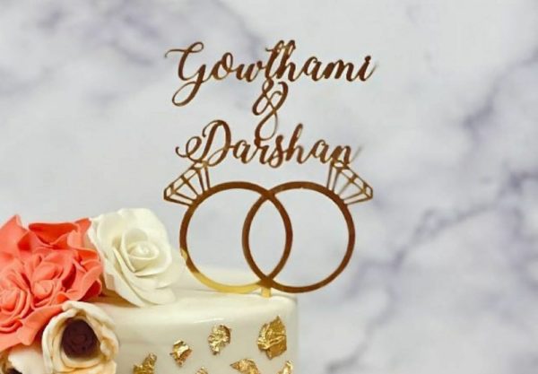 Customized Cake Toppers Acrylic