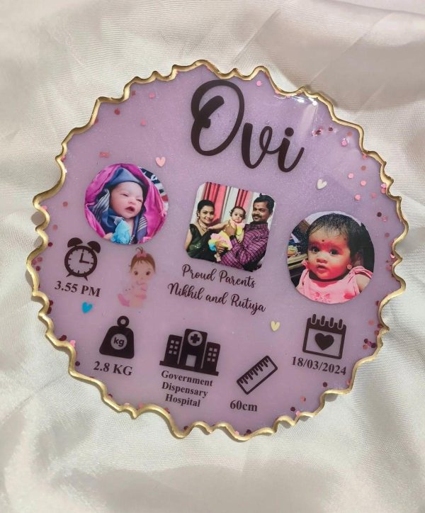 Lavender Baby Frame