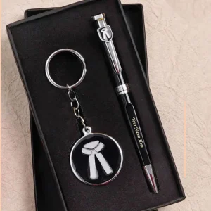 Personalized Advocate Pen & Keychain With Your Name Engraved Ball Pen  (Ink Color - Blue)