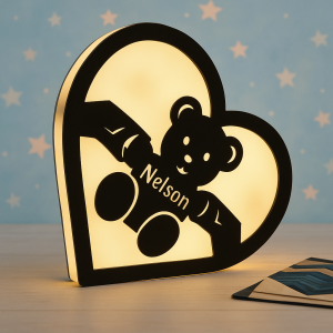 Personalized Teddy Heart