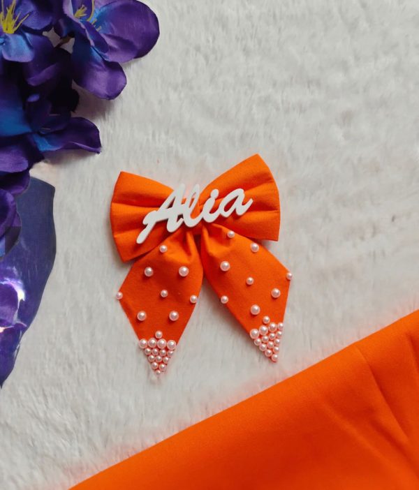 Custom Name Hair Bows by Paryali