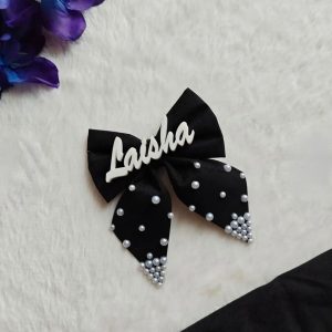Custom Name Hair Bows by Paryali
