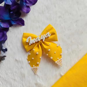 Custom Name Hair Bows by Paryali