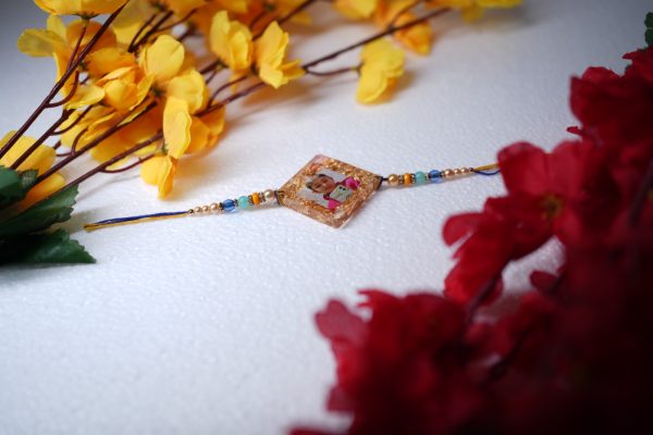 💎 Resin Photo Rakhi – Shine Bright with Love & Memories! - Image 2
