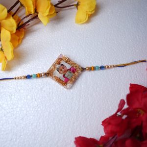 💎 Resin Photo Rakhi – Shine Bright with Love & Memories!