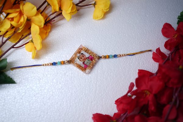 💎 Resin Photo Rakhi – Shine Bright with Love & Memories!