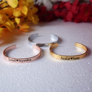 💞 Personalized Name Engraved Bracelet – Wear Your Love, Always