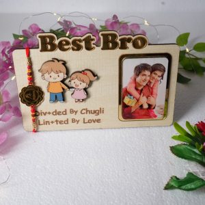 👦💕 Best Bro Wooden Photo Frame – For the Brother Who’s Your Forever Partner-in-Crime!