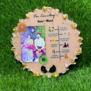 Love Story Resin Frame