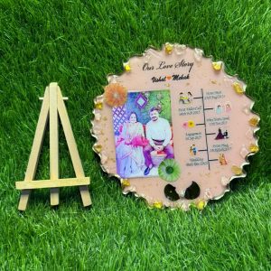 Love Story Resin Frame