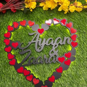 ❤️ LED Heart Frame – Light Up Your Love