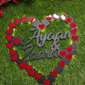 ❤️ LED Heart Frame – Light Up Your Love