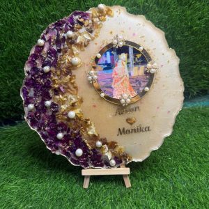 Customized Resin Wedding Memory Platter